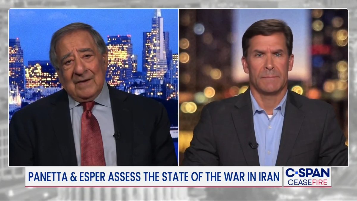 Ceasefire: Former Defense Secretaries Leon Panetta and Mark Esper on progress in Iran: Panetta: "I think it's fairer to say that they are probably doing a good job of degrading Iran's war-making ability." Esper: "I think we've made significant progress."
