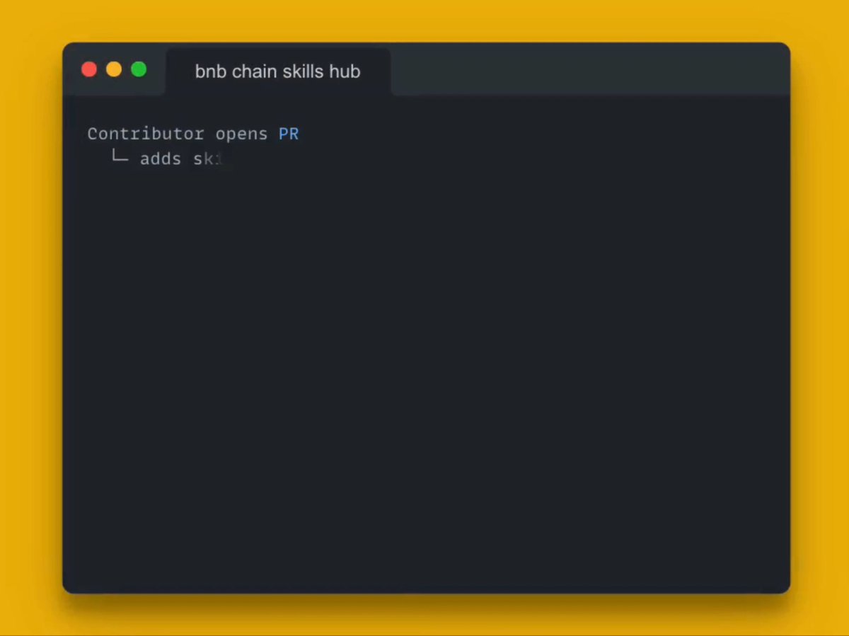 BNB Chain Skills Hub is now live! A community-curated registry where builders can submit agent skills as JSON files and enriched with owner info, latest commit and a GoPlus Security 🚦 audit report. This makes it easier for BNB developers to discover and use agent skills across the ecosystem. Submit your agents skills 👇