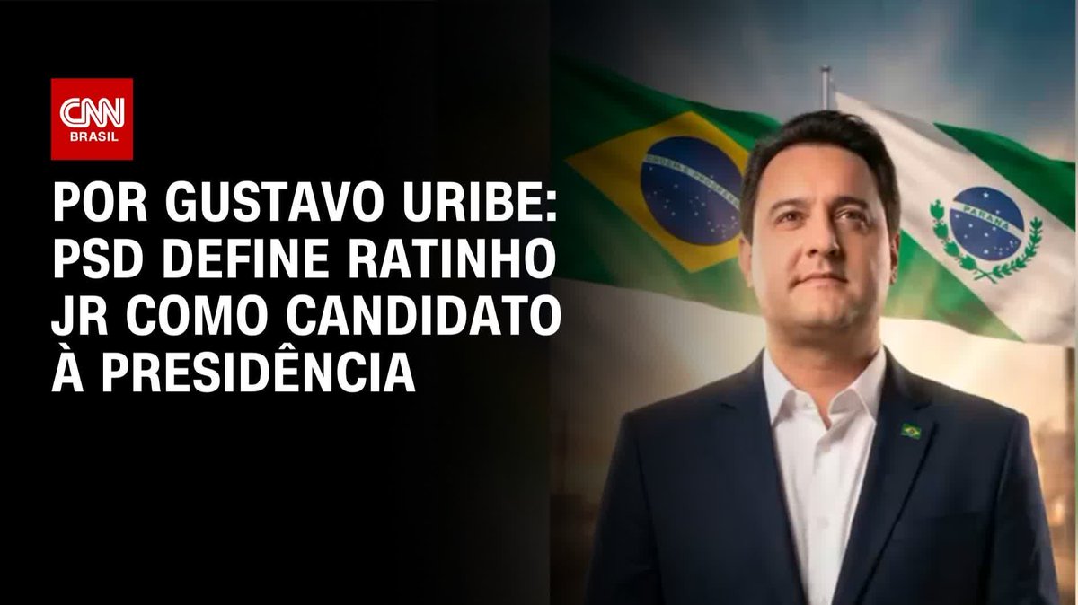 Por Gustavo Uribe: PSD define Ratinho Jr como candidato à Presidência; assista #BastidoresCNNBrasil