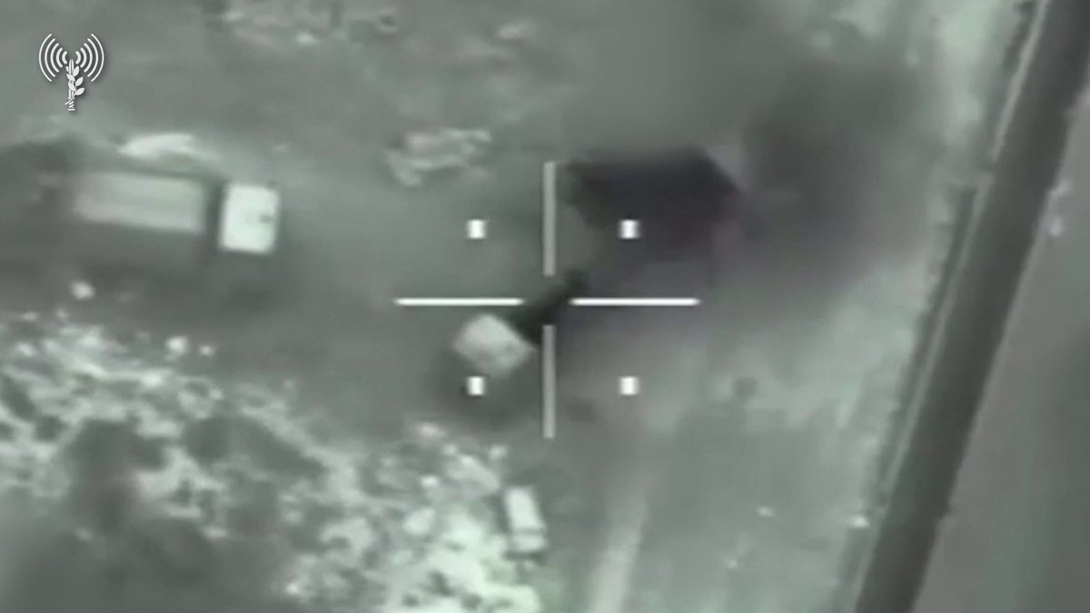 Female Israeli Air Force fighter pilot strikes missile launcher.