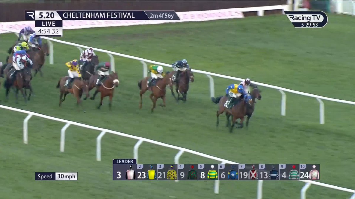 Air Of Entitlement makes it successive victories at the Cheltenham Festival with victory in the Martin Pipe 👇🏻