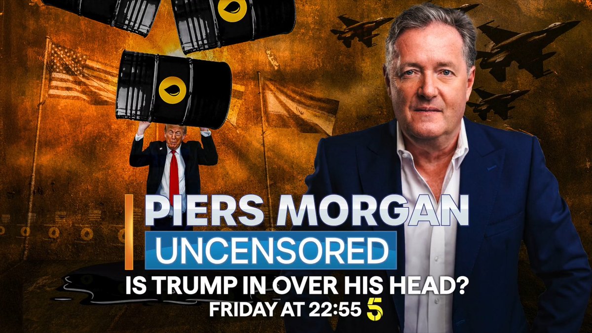 Is Trump in over his head when it comes to Iran? Watch Piers Morgan Uncensored on Channel 5 at 10.55pm. 📺 Piers Morgan | Channel 5