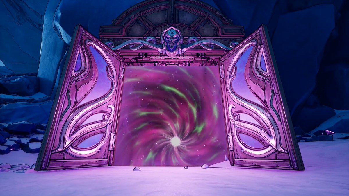 The Whispering Glacier 💨 Explore a new zone ravished by the Elpis moonfall in Story Pack 1: Mad Ellie and the Vault of the Damned.