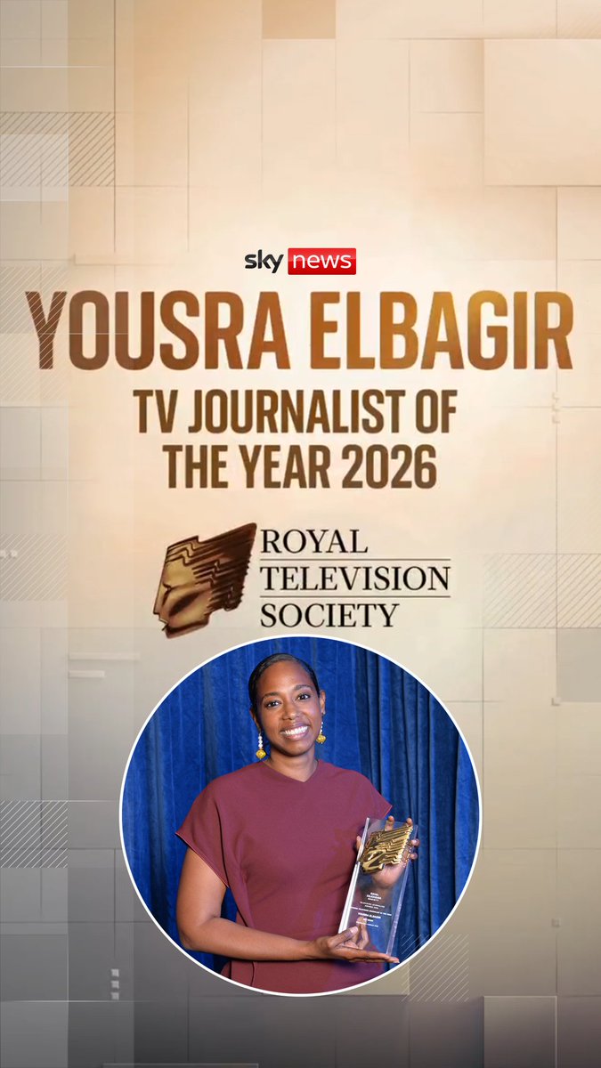Yousra Elbagir has been named television journalist of the year at the Royal Television Society awards. Yousra has reported extensively on the war in Sudan over the last year, including an investigation into the "killing fields" where thousands have been targeted.