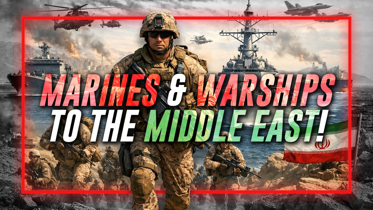 BREAKING: Pentagon Moves Additional Marines & Warships To The Middle East, Potentially Preparing For Boots On The Grounds Invasion! These Expeditionary Units Typically Consist Of Up To 2,500 Marines! "This Is Walking Into An Absolute TRAP!" PLUS, Iran Launches Largest Attacks Yet, Contradicting Trump’s Claim War Is Over! »WATCH ALEX JONES BREAK THE LATEST LIVE: