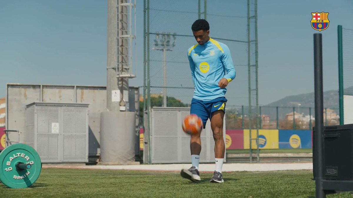 Kounde y Balde trabajando en su recuperación 💪