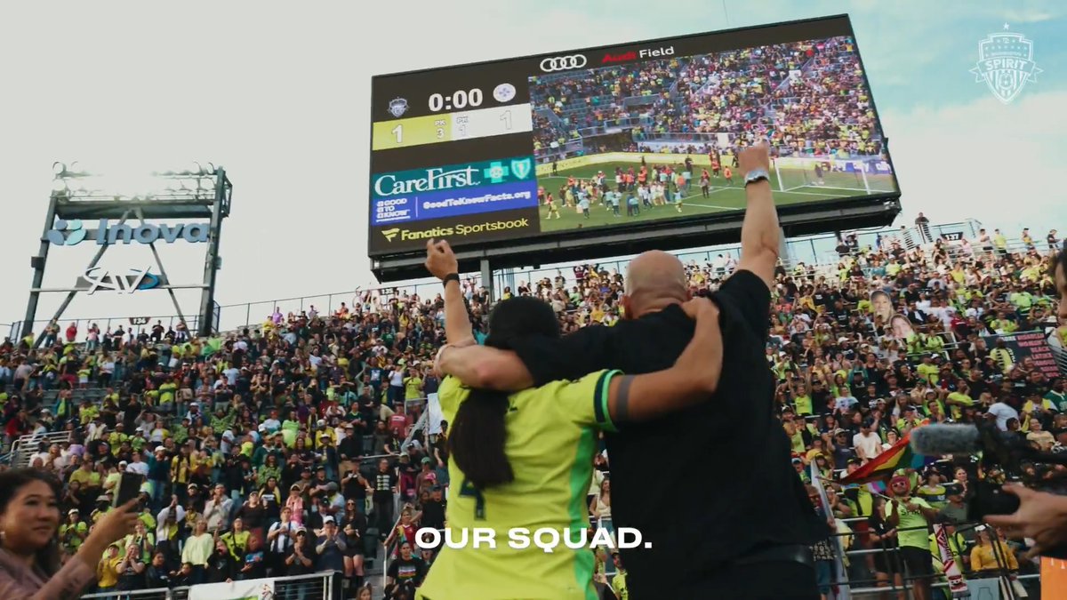 It’s Our City. And this fire we play with? That’s Our Spirit. 🤫 "Our City, Our Spirit" by Washington Spirit &amp; Wale Written by Charity Blackwell &amp; Wale Produced by Louie Lastic