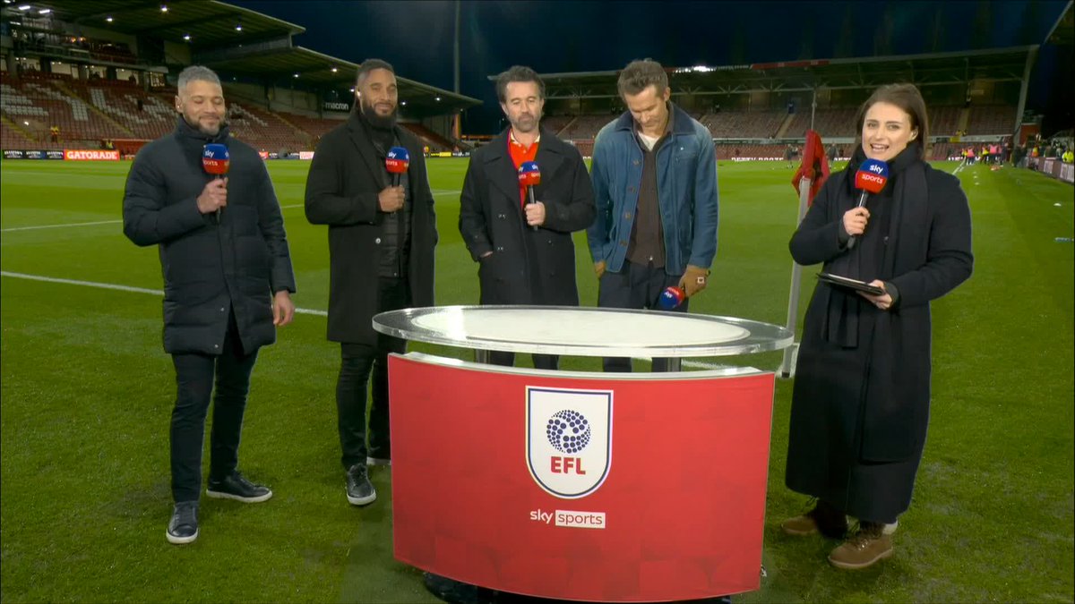 Who's ready for Rob Mac and Ryan Reynolds on comms tonight?! 😁🎙️