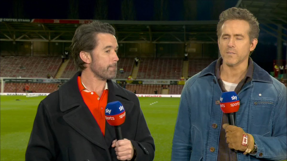 Ryan Reynolds says the goal has always been the Premier League 🏆