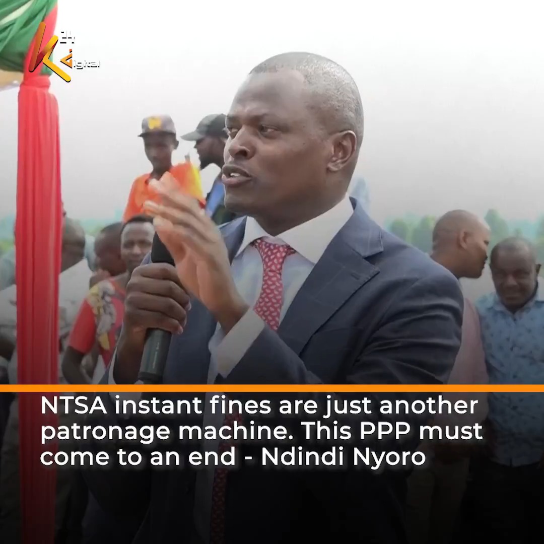 Kiharu MP Ndindi Nyoro has been revealing a lot since he joined the opposition Nyoro has exposed that the NTSA KSh. 42B smart traffic cameras plan for instant fines is Ruto’s ‘money milking scheme’ driven by commercial interests rather than road safety.