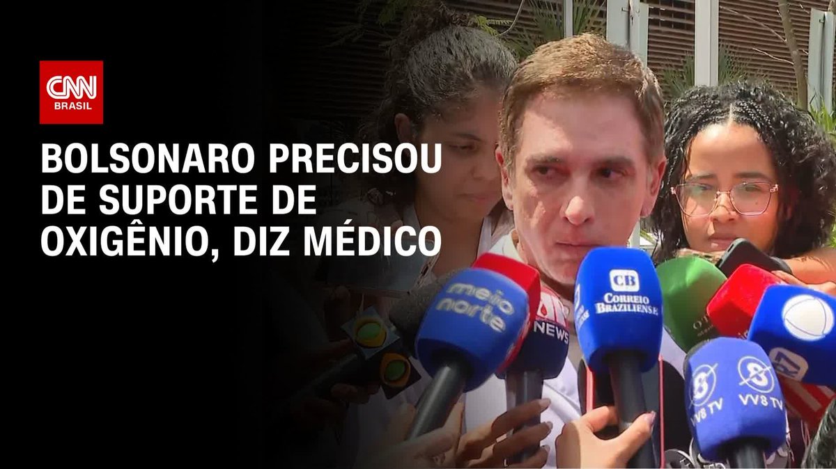 Cardiologista de Bolsonaro aponta necessidade de oxigênio #CNN360°