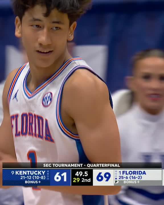 XAIVIAN LEE. DOOR SLAMMED SHUT. 🚪 Florida Gators Men’s Basketball x 📺 ESPN