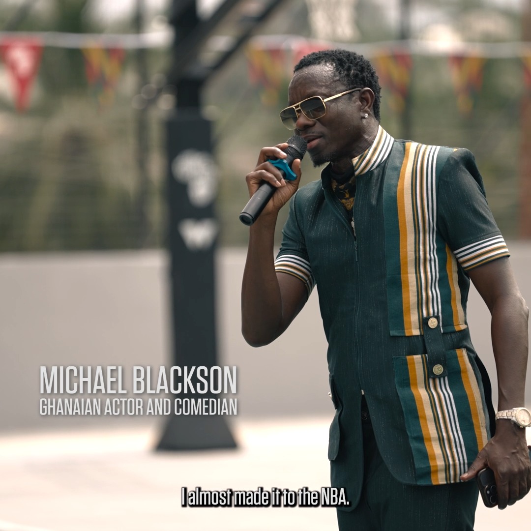 For the students at Michael Blackson Academy, this court is a reminder that their dreams are valid. 🏀 We were honoured to team up with Michael Blackson to unveil this new space in Nsaba, Ghana. A place built to foster confidence, perseverance, and the power of working together.