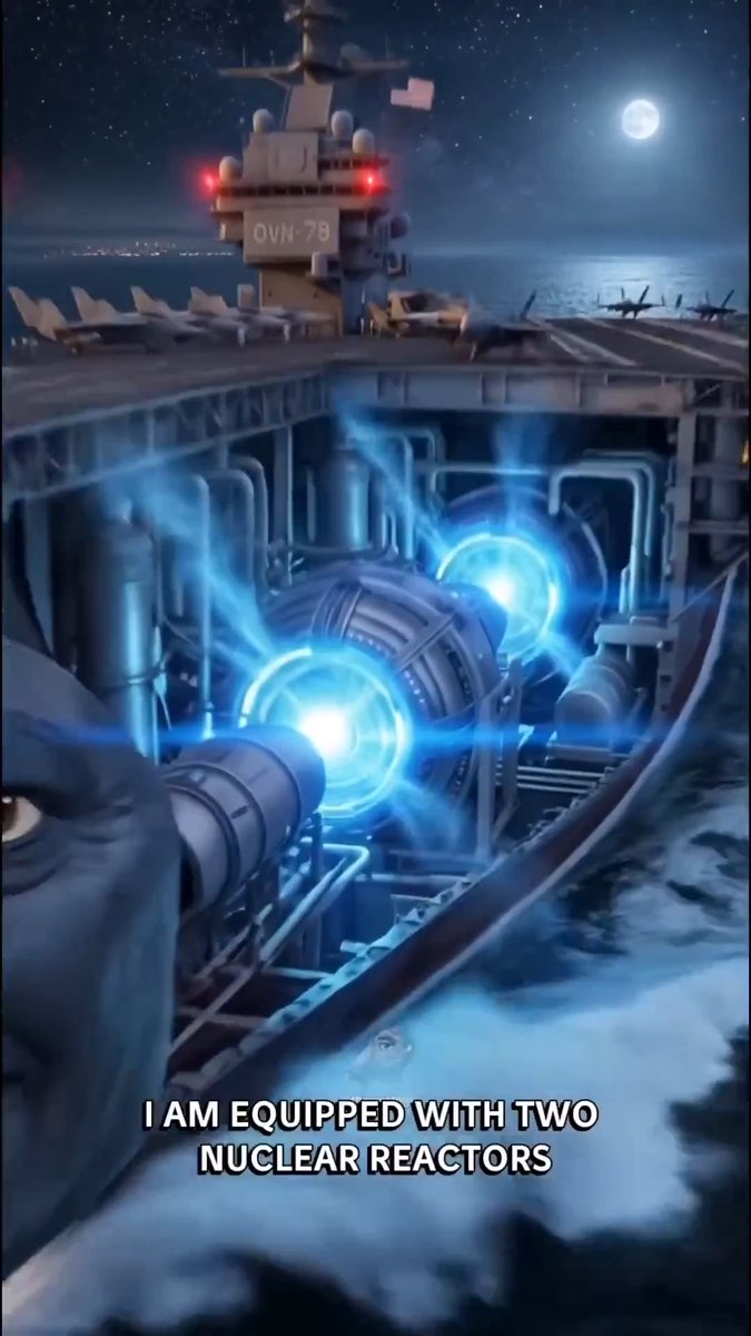 The most expensive aircraft carrier ever built USS Gerald R. Ford Cost: over $13 billion Two nuclear reactors Enough electricity to power 100,000 homes Designed to operate 25 years without refueling its nuclear reactors Waiting to be sinked by cheap drones of Iran 😭🤣😂