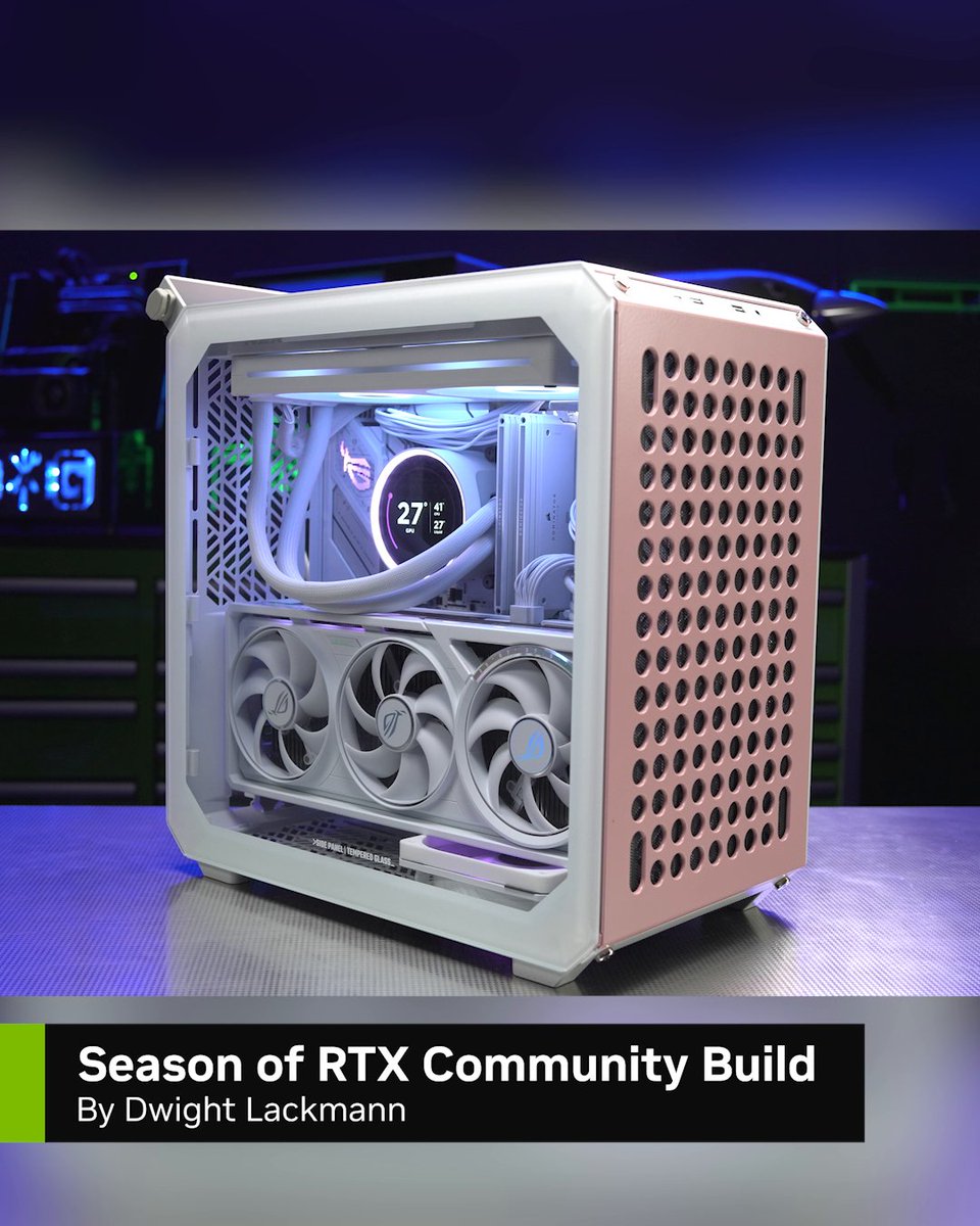 🛠️ You picked it, we built it 🛠️ Congrats to the winner of the GeForce Season of RTX r/buildapc Community Build Contest, featuring this Asus ROG Astral OC GeForce RTX 5080 rig. See how we built out this system in a Cooler Master QUBE 500!