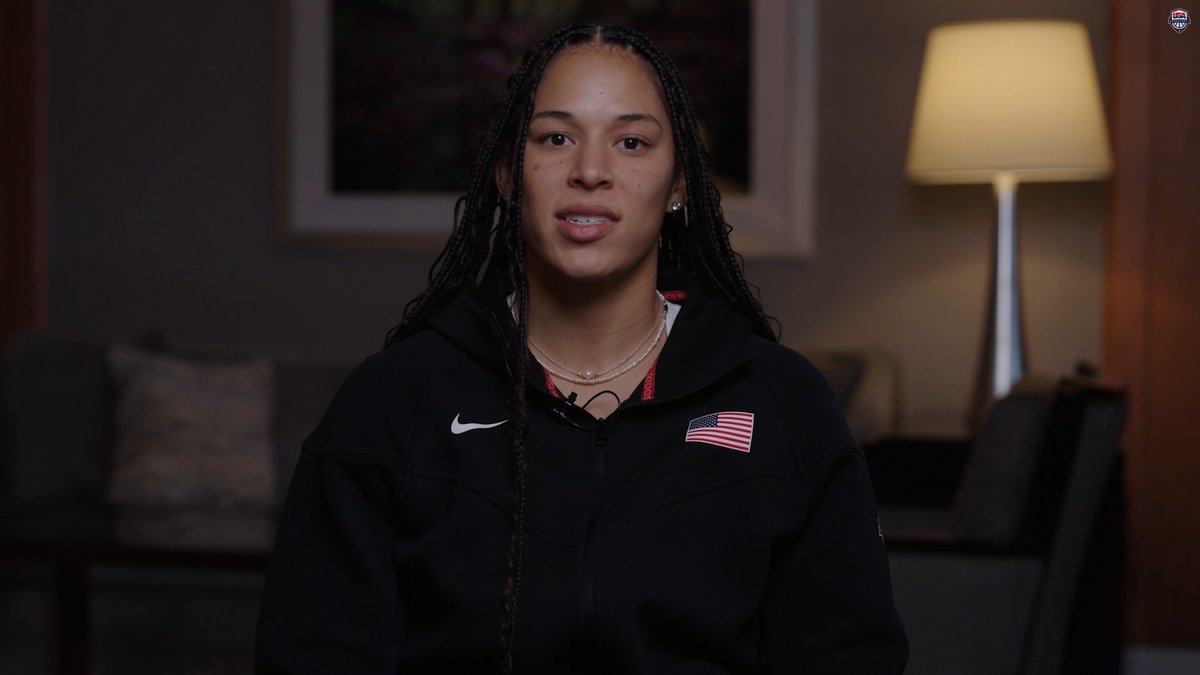 Sweet on the outside, vicious on the inside. When Veronica Burton puts on that USA jersey, it's all business. Because it doesn't matter whether it's 5-on-5 or 3x3 — she's in it to win it. 🇺🇸🏀
