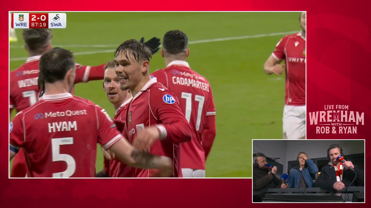 Callum Doyle doubles Wrexham's lead! 💪