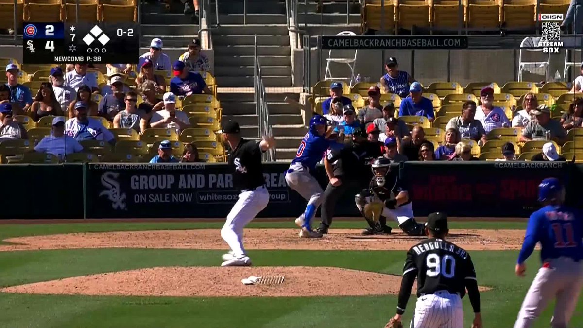 Sean Newcomb: "Don't worry. I got you." Gets out of a bases loaded jam in the 7th 😮‍💨
