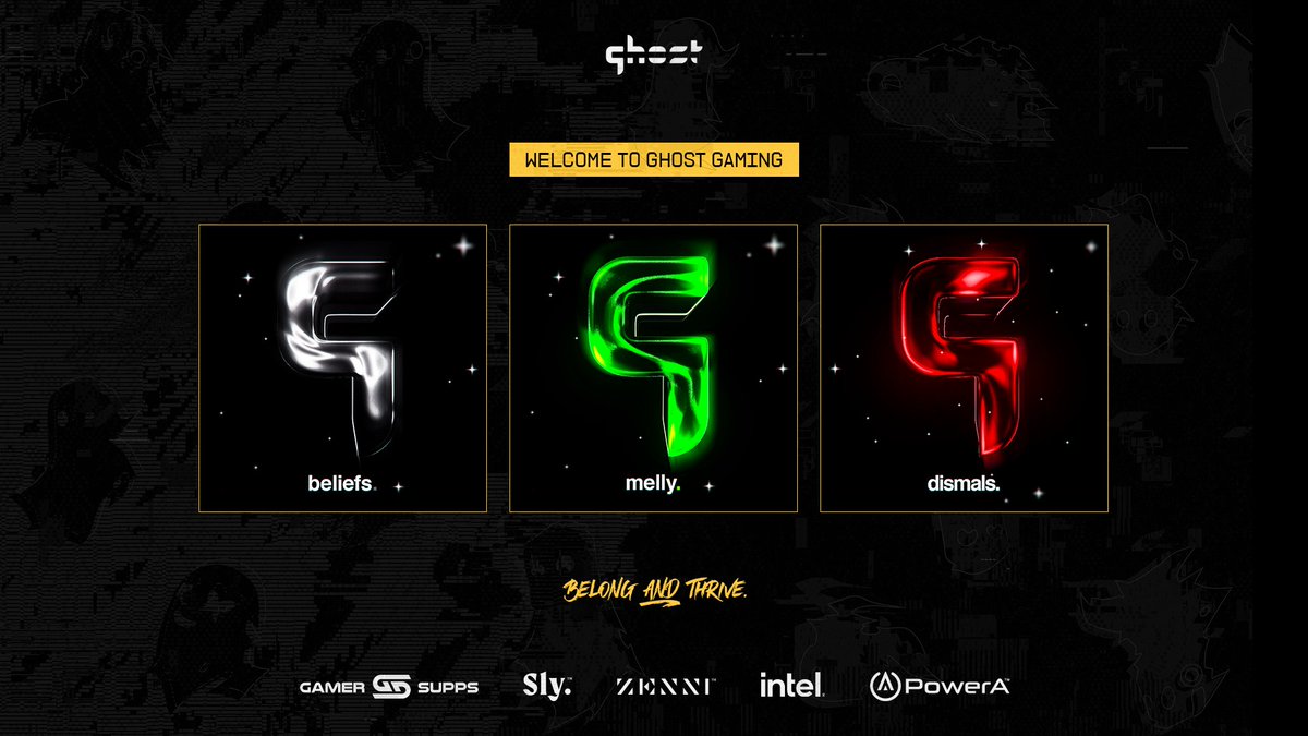 Welcome @b_liefs, Ghost Dismals, &amp; Ghost Melly to Ghost Gaming!