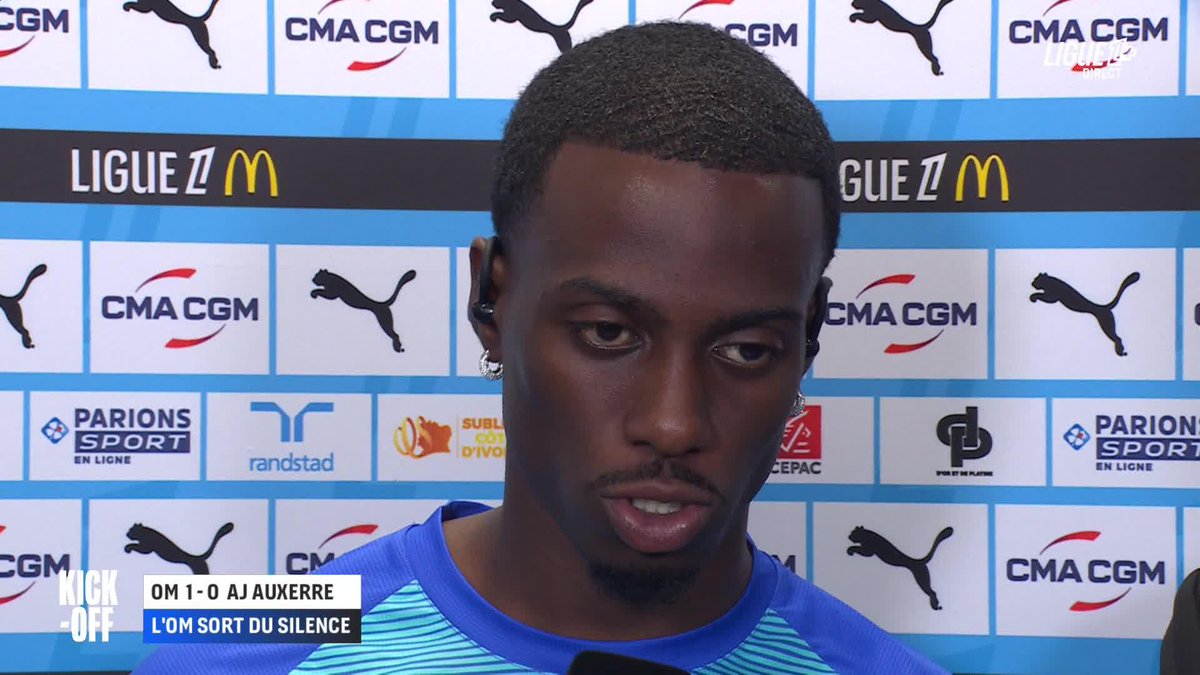 Les mots forts de Timothy Weah. 💙