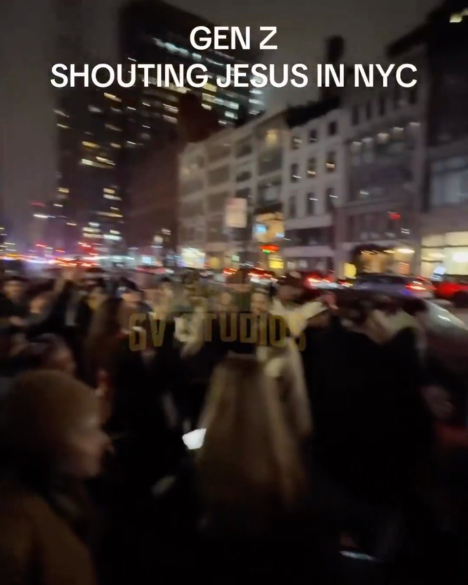 Moments you rarely see highlighted in the mainstream media — people worshipping Jesus in the streets of New York City. Powerful to witness.