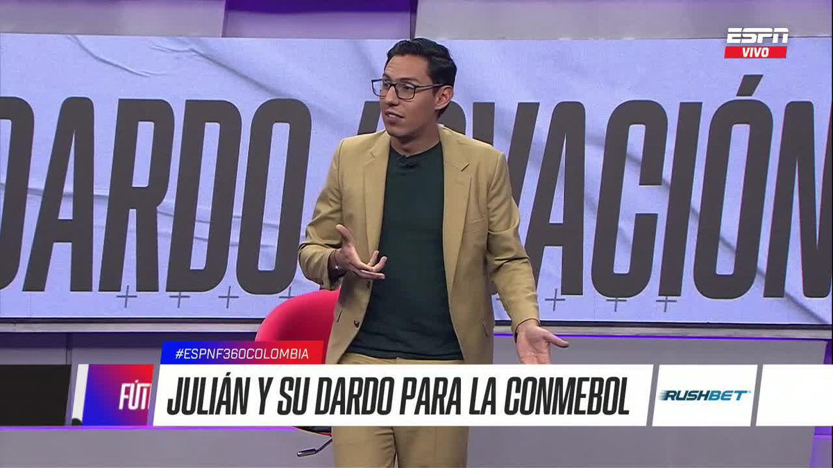 JULIÁN Y SU DARDO A LA CONMEBOL "Si no quiere tocar los cupos de Brasil y Argentina, NO LOS TOQUE, pero al menos permita que los otros se enfrenten entre ellos" Julián Capera ▶️ Mira #ESPNF360COLOMBIA en el Plan Premium de #DisneyPlus