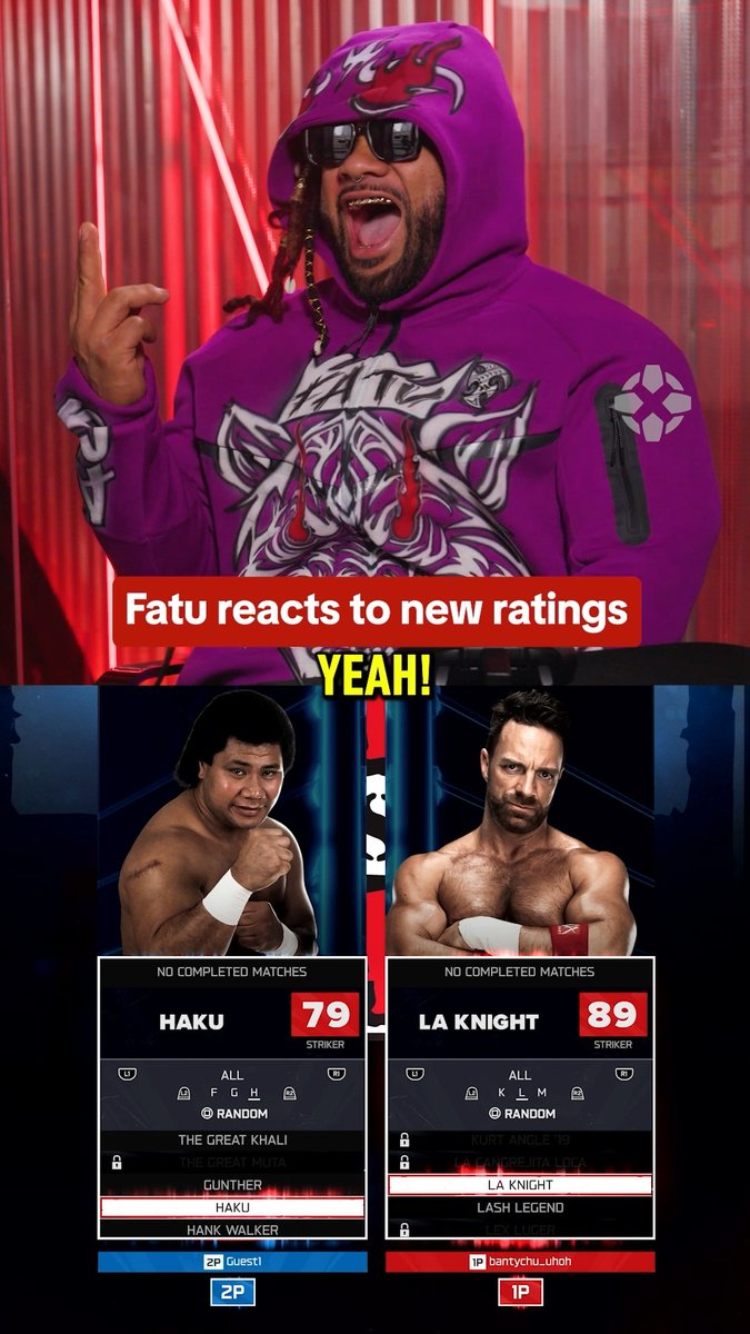 We played 3 Stages of Hell in WWE 2K26 against Jacob Fatu, and he wanted to tell us all about what he thought of the supers’ ratings. WWE 2K26 is available in early access now on PC, PS5, Xbox Series X/S, and Nintendo Switch 2. Presented by #WWE2K26