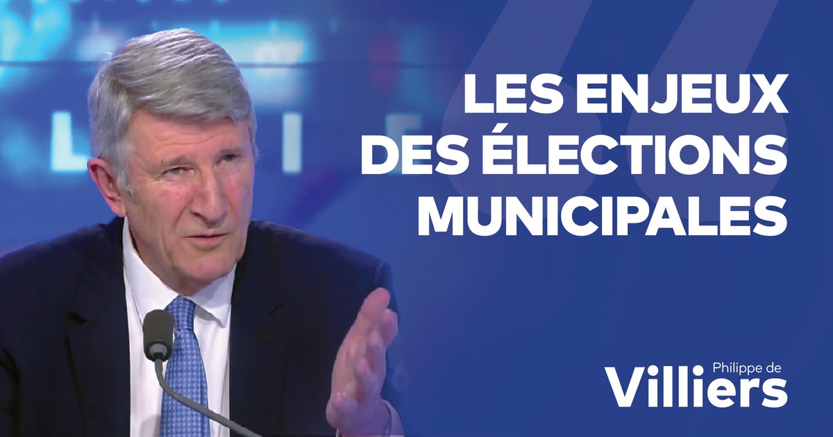 🎙️ Les enjeux des #Municipales2026. 🔗 Émission complète : #FaceAPhilippeDeVilliers #FADV #CNews