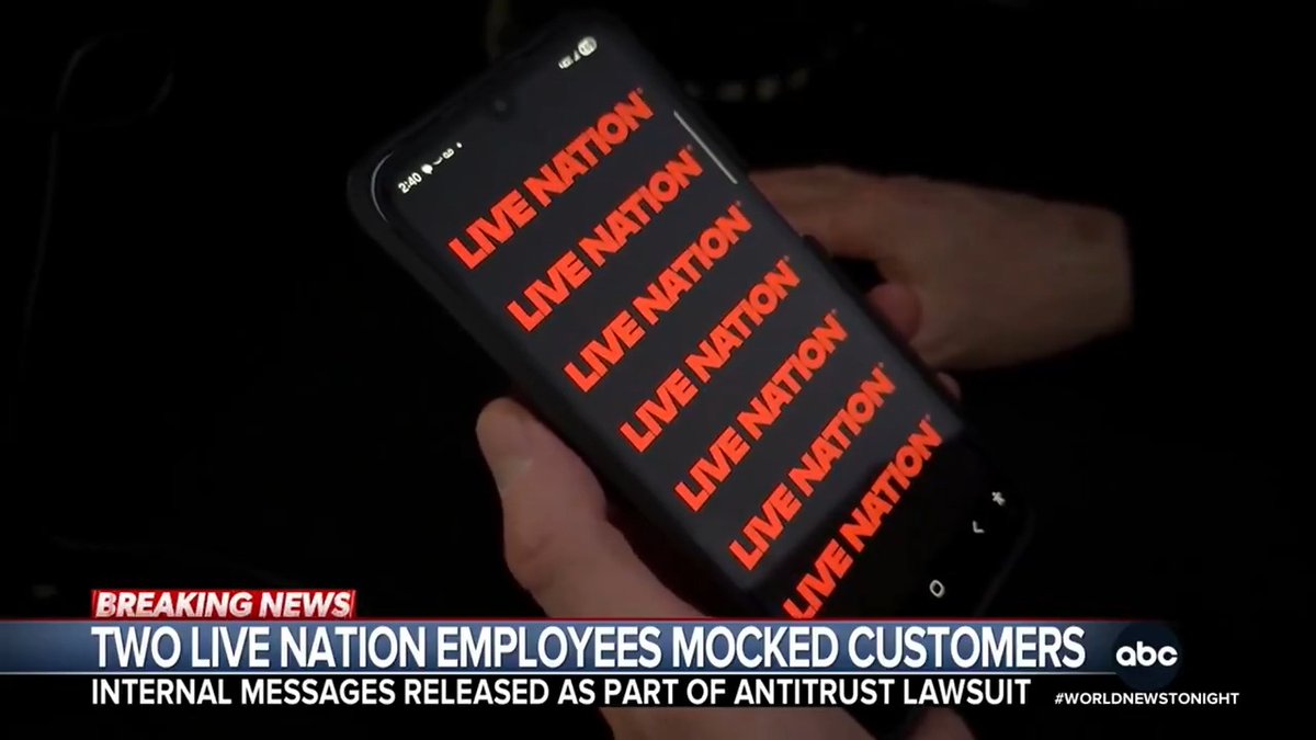 Newly released internal messages show two Live Nation employees mocked customers and joked about “gouging” fans with high fees, with one writing about, “robbing them blind." Morgan Norwood has details on how the company is responding.