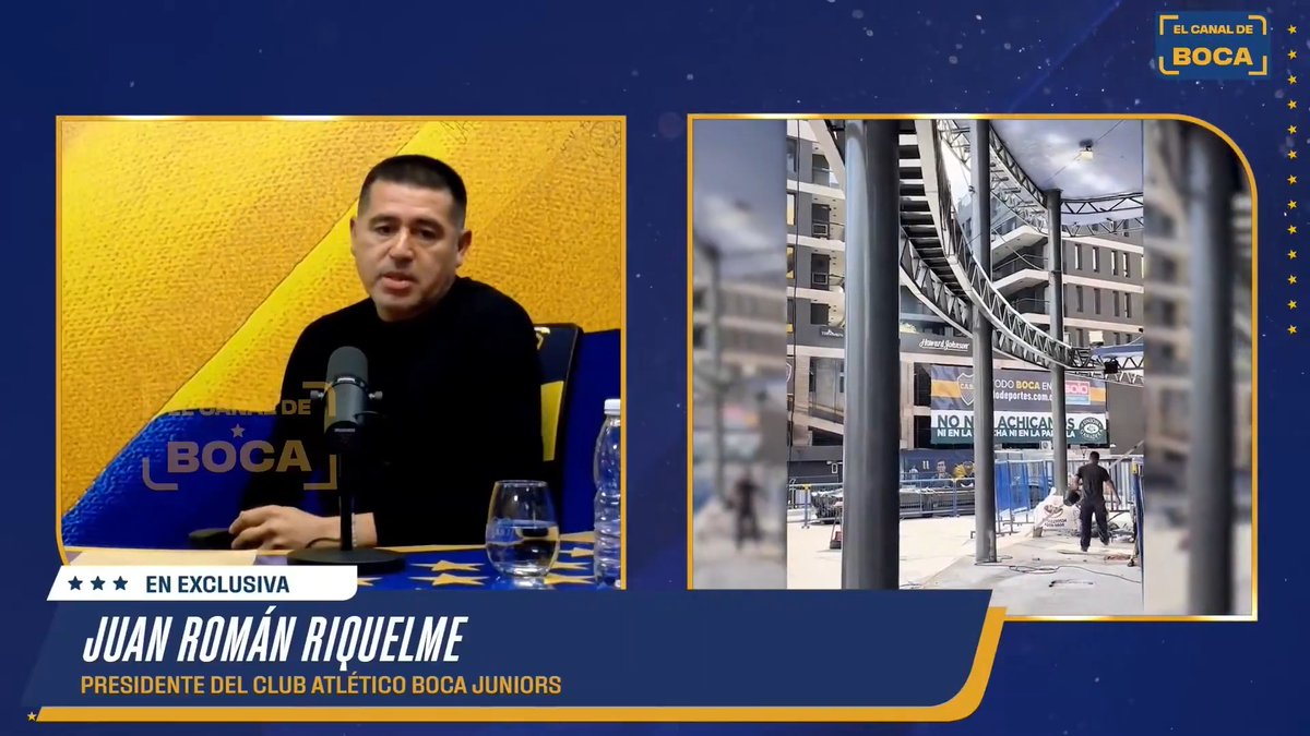 "Juan Román Riquelme": Por sus declaraciones sobre la ampliación de La Bombonera