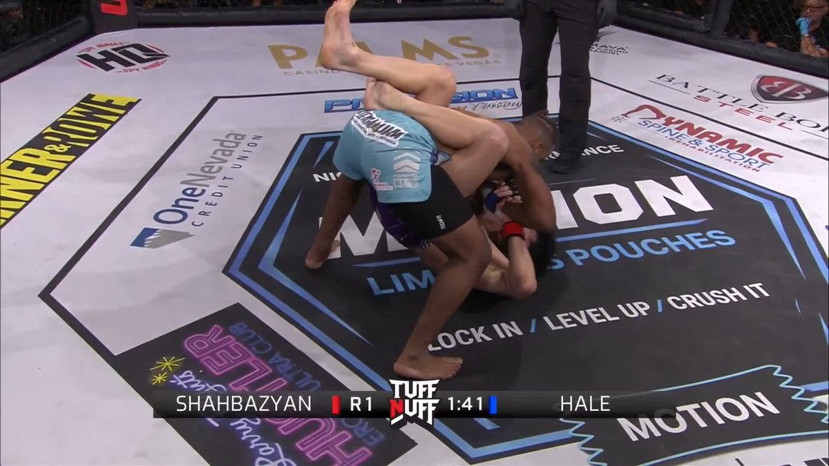 Leon Shahbazyan gets the armbar in round 1! [ #TNU152 | Live on UFC Fight Pass ]