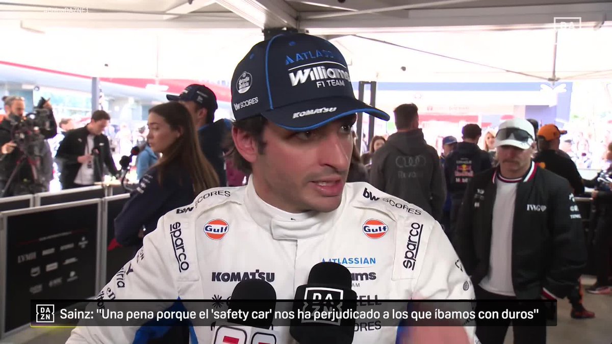 🗣️ Carlos Sainz: "Ha sido una buena carrera, con buenos adelantamientos, una pena lo del safety car" #ChinaDAZNF1 🇨🇳