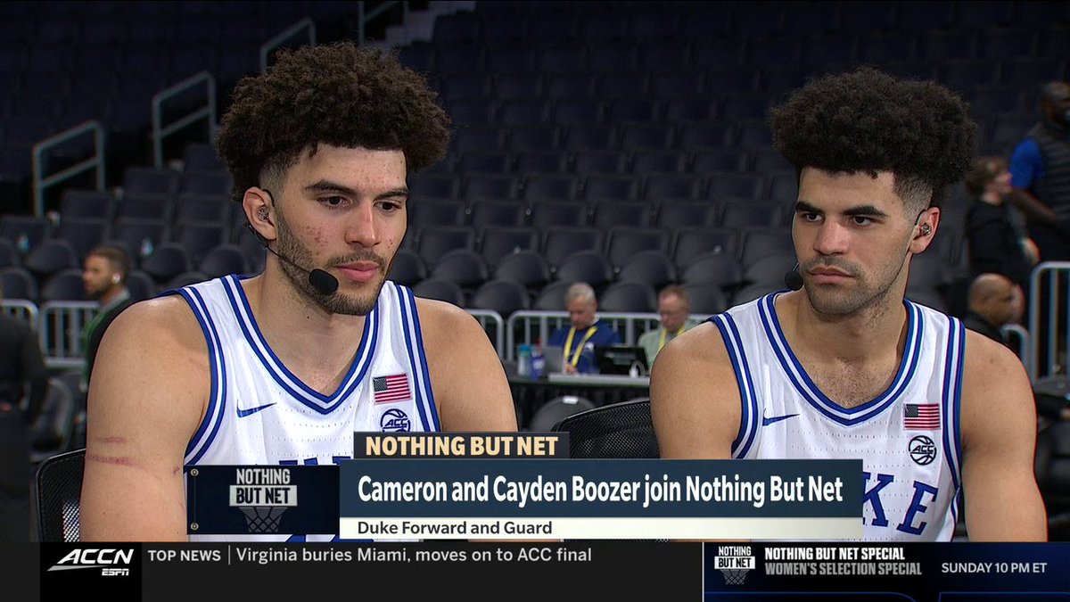Cameron & Cayden Boozer combined for 4️⃣0️⃣ points against Clemson 😤 Duke Men’s Basketball