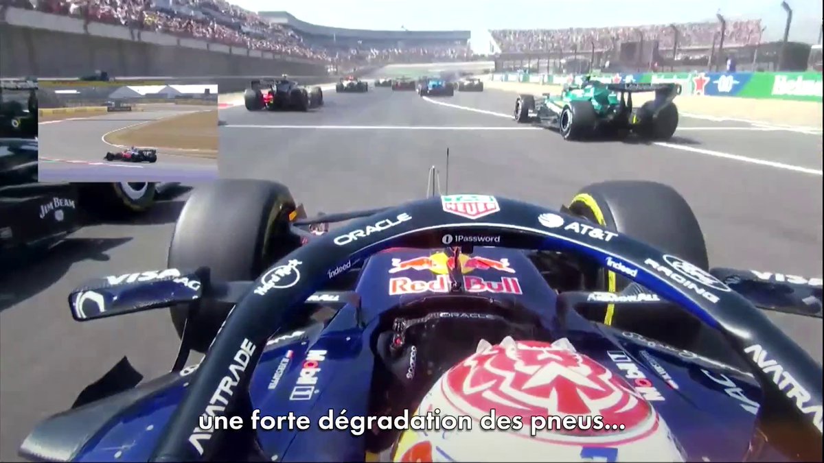 "Je n'ai pas eu de puissance" 🤕 Départ très compliqué pour Verstappen lors du sprint à Shanghai. Heureusement, Liam Lawson sait imiter le bruit du turbo 😁 #ChineseGP #F1