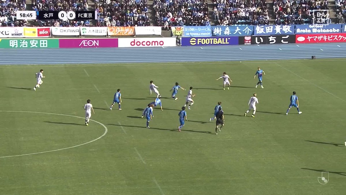 #モーメントブースター でシェアして盛り上がれ! ⚽️ゴール (58:55) 👟室屋 成 🆚水戸ホーリーホック vs F.C.東京 📺DAZNでライブ配信中 #DAZN #FanZone Sony|NURO 光 #NURO光 #感動を止めるな