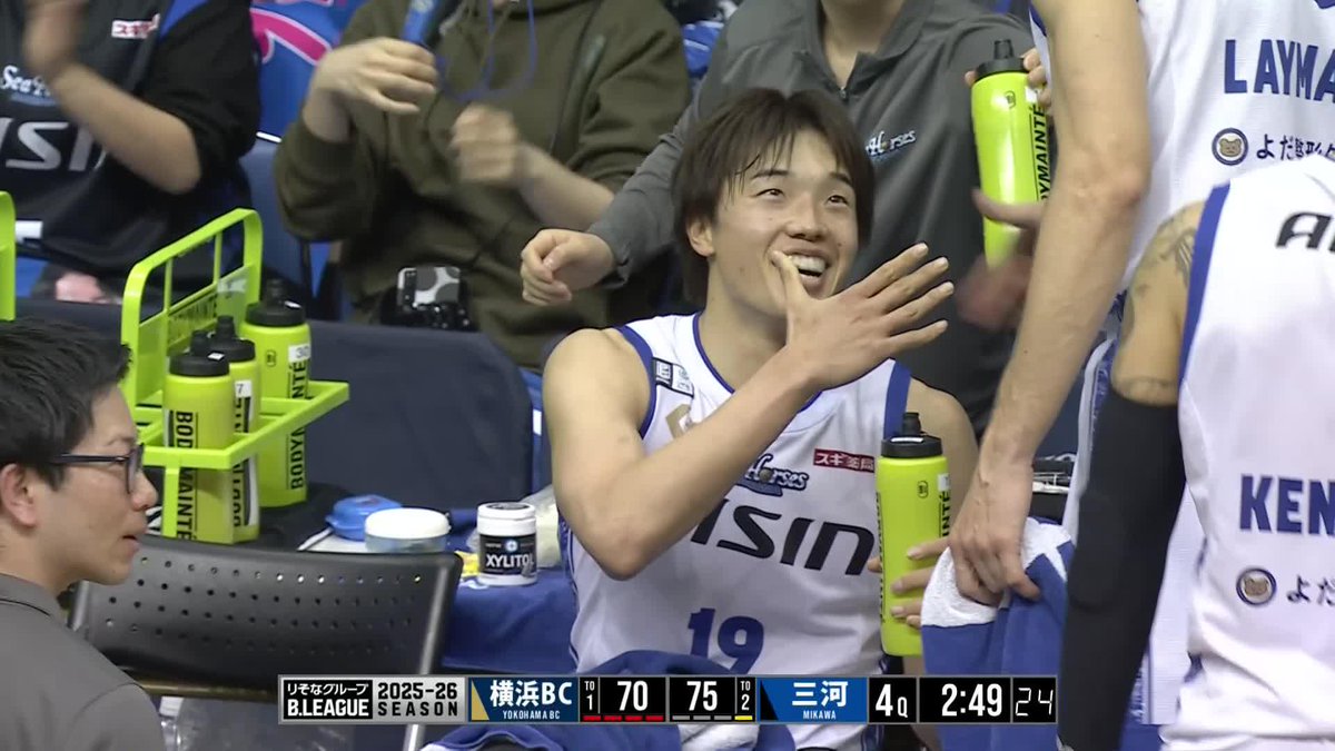 エースの仕事🫡 西田 優大／NISHIDA YUDAI シーホース三河 📡バスケットLIVEで生配信中 #Bリーグ #りそなグループ