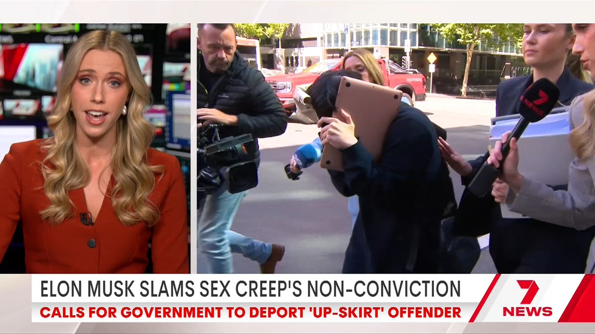 Elon Musk has weighed in on an international student who escaped conviction after "up-skirt" filming more than 100 images of women in toilets. The Australian Government now under pressure to deport him. Elon Musk Georgia Bennett-Murphy