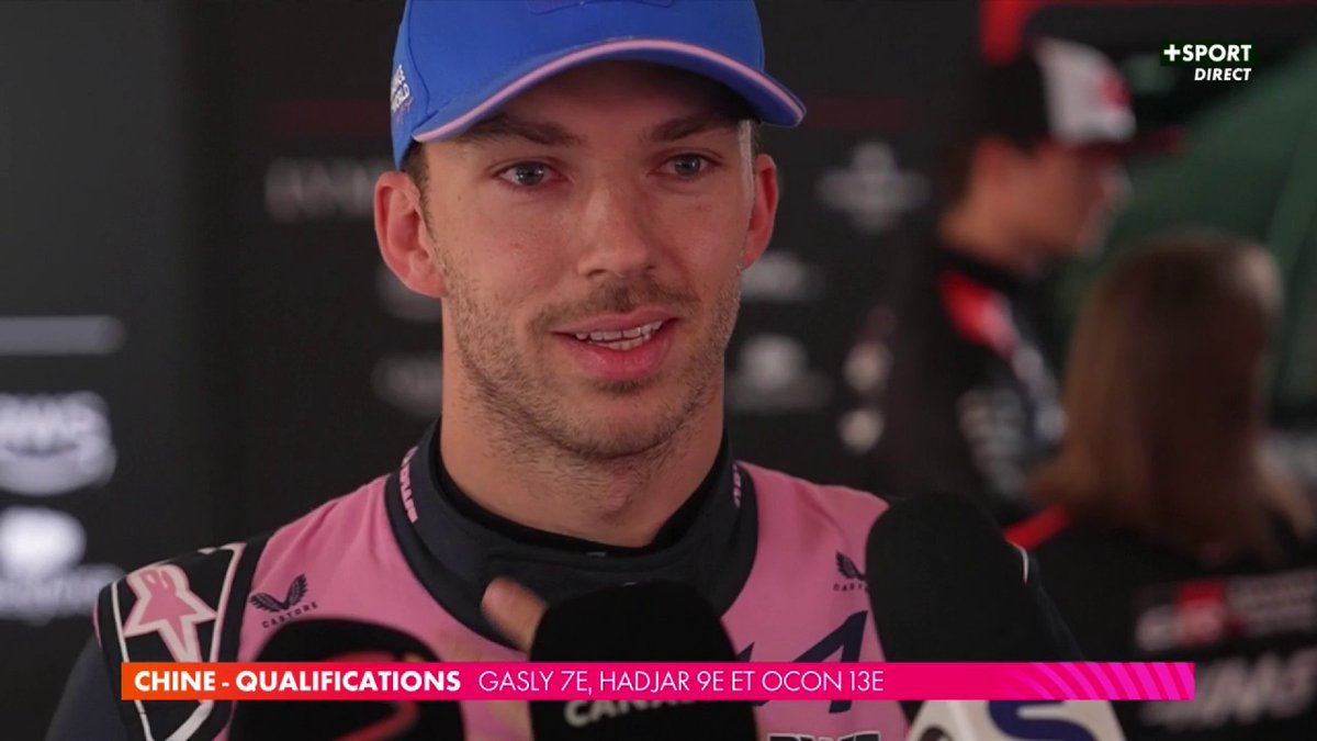 "Il y a plus d'inconnus, donc plus d'opportunités" 👀 Pierre Gasly une nouvelle fois performant avec l'Alpine, partira 7e demain 😍 #f1 #chinesegp