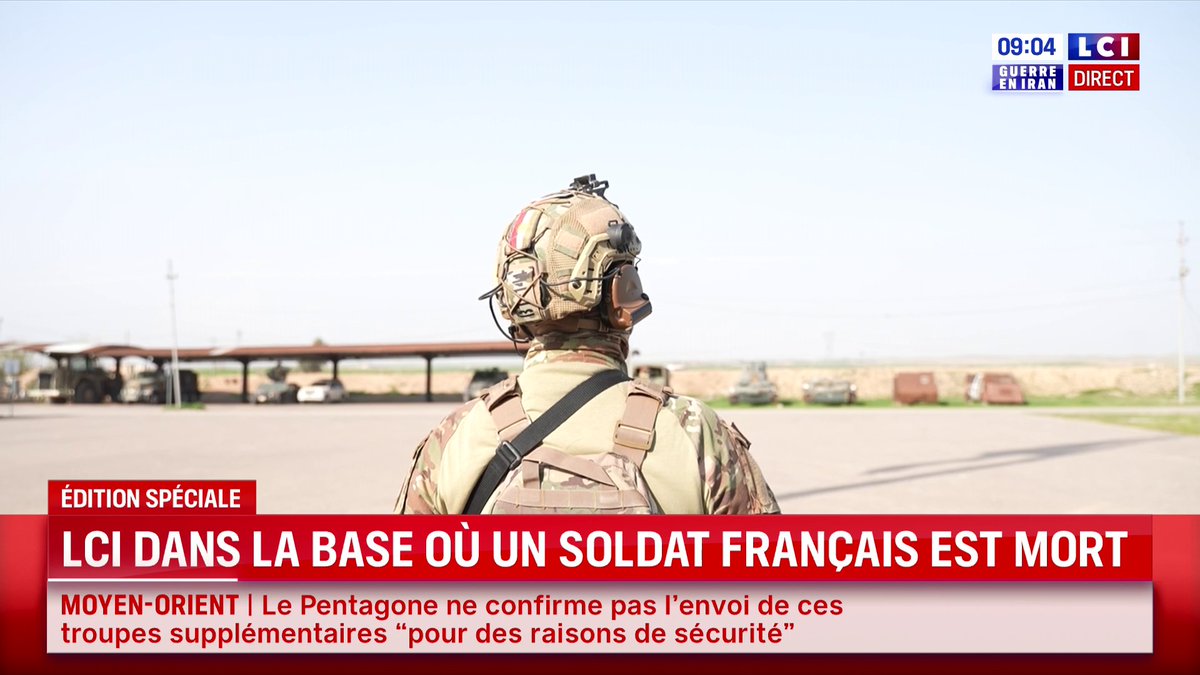 [ 🇫🇷 FRANCE | 🇮🇶 IRAK ] 🔸 Reportage LCI s’étant rendu sur les lieux où un soldat français a été tué en Irak lors d’une attaque contre une base militaire.