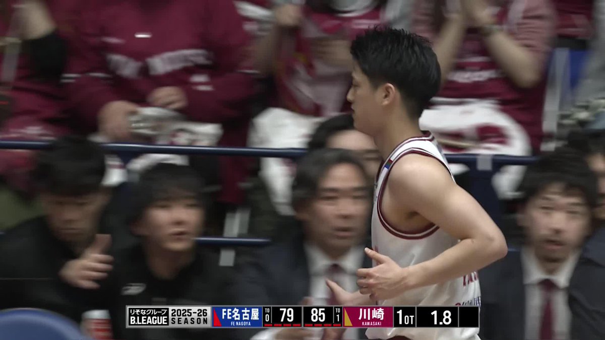オーバータイムにもつれ込む激闘を制し、川崎がアウェーで勝利! りそなグループ B.LEAGUE 2025-26 B1リーグ戦 第26節GAME1 79 ファイティングイーグルス名古屋 85 川崎ブレイブサンダース ボックススコア