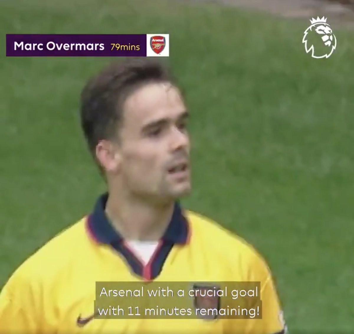 28 years ago today, Man United 0-1 Arsenal.