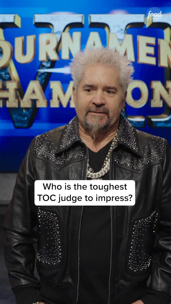 Who's the toughest judge on TOC?? @guyfieri shares his take. What do YOU think?? #TournamentOfChampions > Tomorrow @ 8|7c