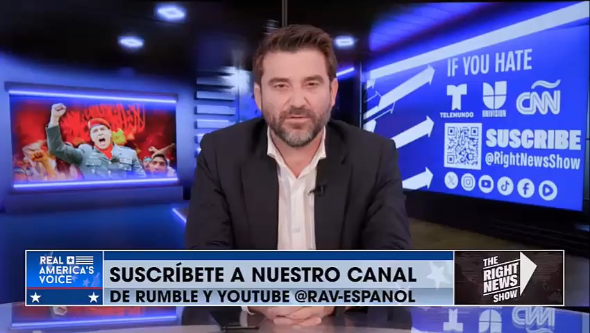 Definición de vendepatria: Negre en el último programa que tiene en EEUU y que solo ven mil personas mintió sobre las palabras de Margarita Robles "Yo estoy con Trump" y dijo que apoya la alianza contra el gobierno de España, y que cree antes a Trump que al gobierno de España.