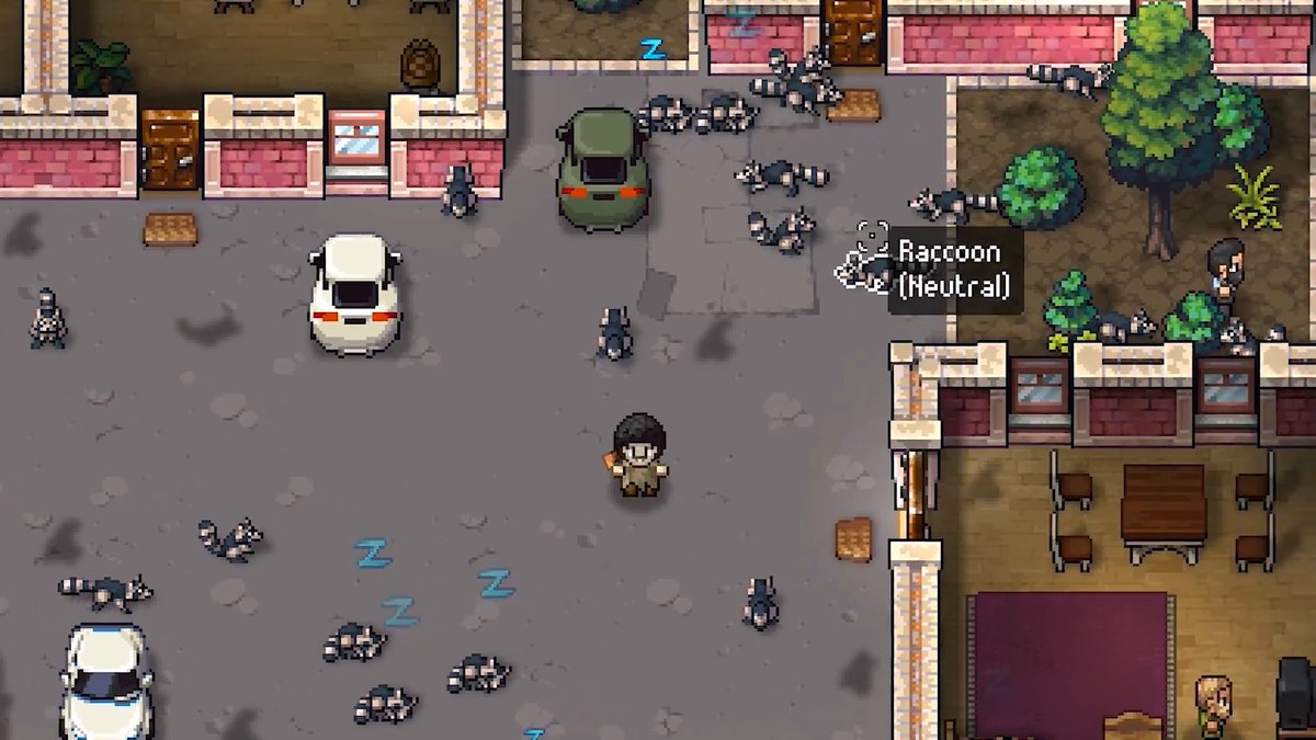 Welcome to Raccoon City, home of🦝 #screenshotsaturday #indiegame