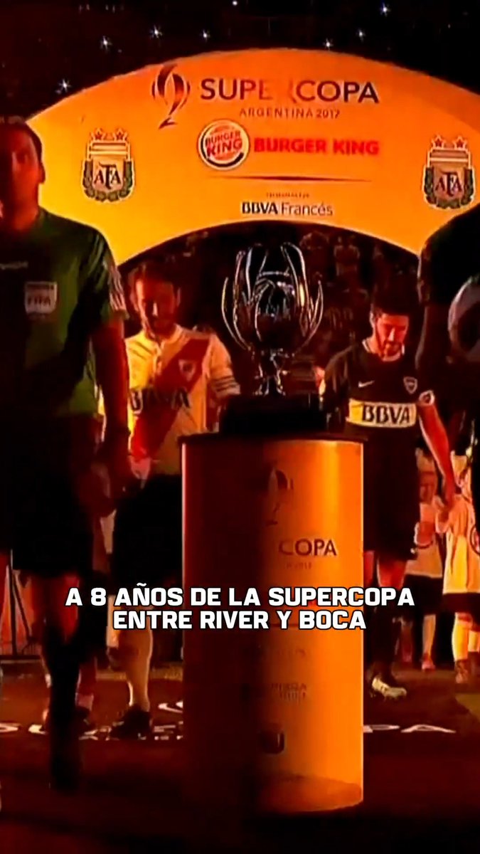 ¡YA SON 8 AÑOS DE LA SUPERCOPA QUE RIVER LE GANÓ A BOCA! 🏆🔙 Un día como hoy, pero en 2018, el Millonario de Gallardo le ganaba al Xeneize de Guillermo Barros Schelotto por 2-0 y se consagraba CAMPEÓN de la Supercopa Argentina ⚽⚽ Pity Martínez e Ignacio Scocco