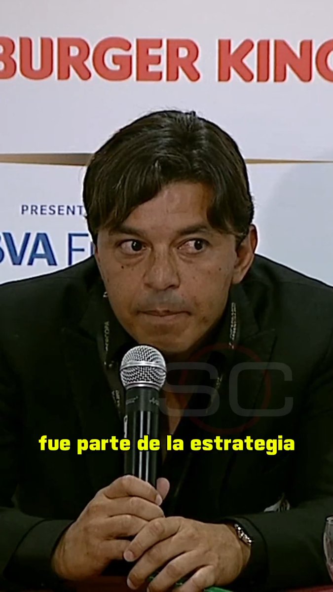 ¡UNA DE LAS FRASES MÁS HISTÓRICAS DEL MUÑECO! Tras ganarle a Boca la Supercopa en Mendoza, Marcelo Gallardo se sentó en la conferencia y reveló que esos 2 meses en que River venía jugando mal había sido "parte de la estrategia para ganar el partido más importante del semestre".