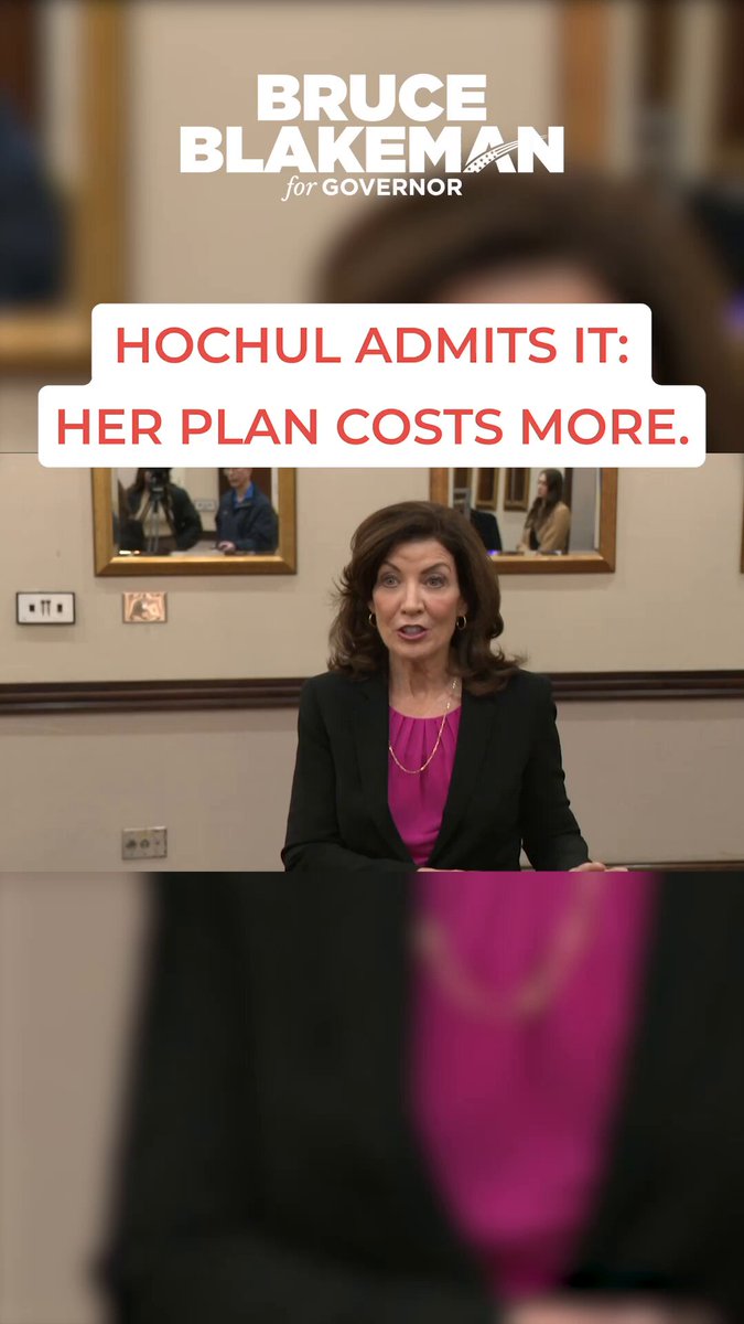 Kathy Hochul admits her energy plan comes with higher costs for New Yorkers. Can you afford to pay even more? I think not! Hochul keeps pushing expensive climate mandates while families struggle to keep the lights on and heat their homes. Four more years of Kathy Hochul would be insane!