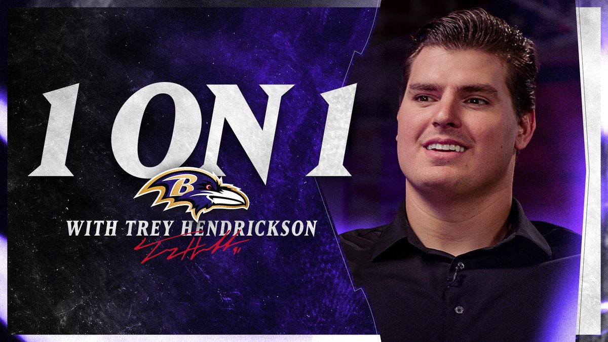 1-on-1 with new Raven Trey Hendrickson❗️