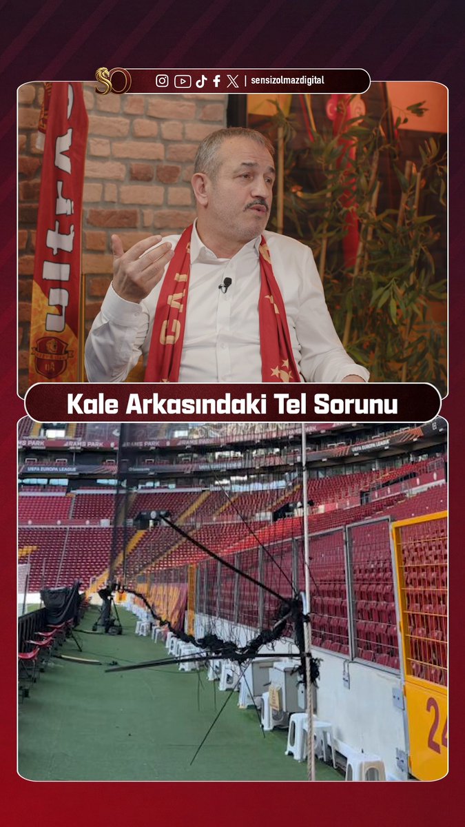 Kale Arkasındaki Tel Sorunu #SebahattinŞirin #SensizOlmaz #Galatasaray #ultrAslan