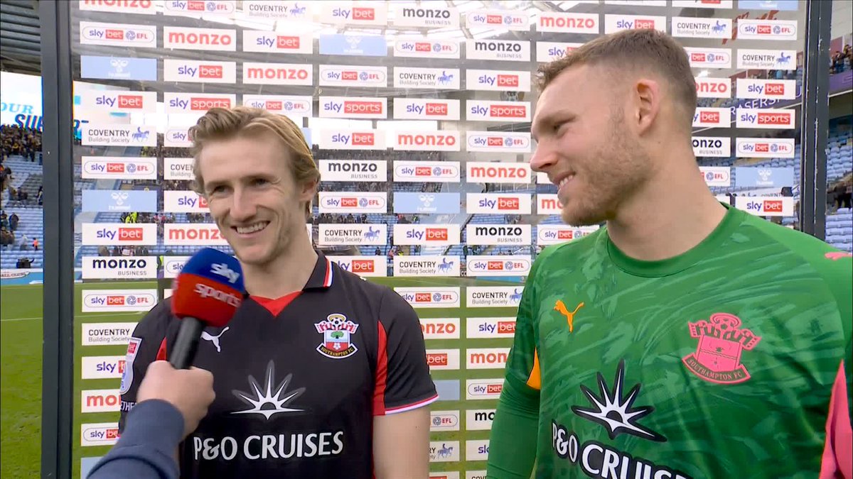 Flynn Downes and Daniel Peretz react to their massive win against Coventry 🎙️
